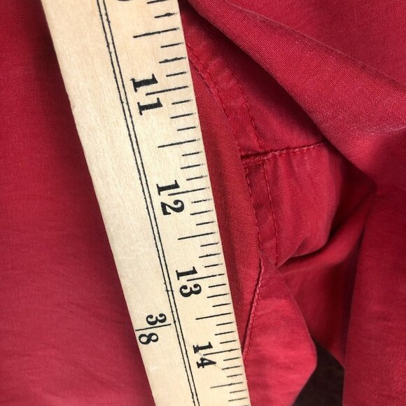 2003 Y2K Vintage Mens Tommy Hilfiger Nylon Red Hawaiian Board Shorts Size M - Picture 6 of 6